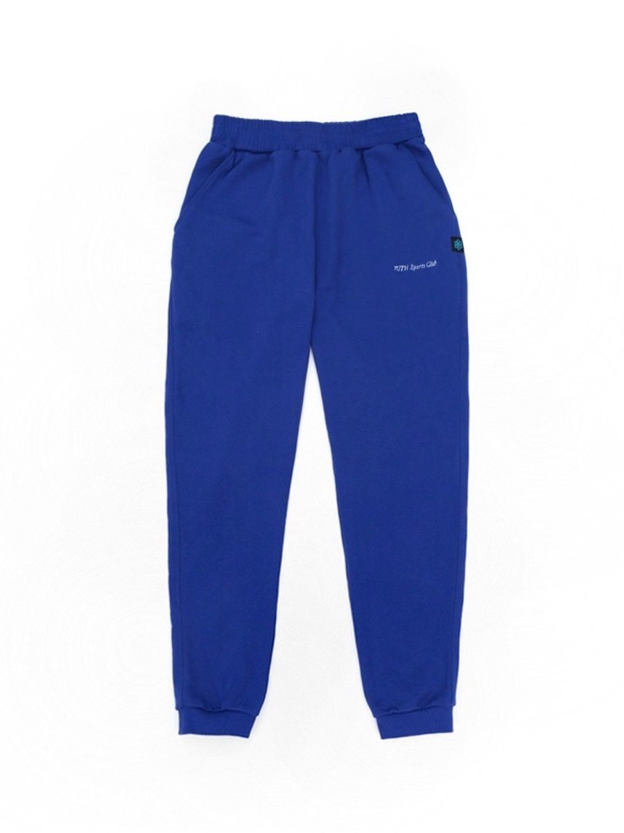 【YOURNUS】Gunner Pigment Sweatpants YUTH Nostalgia Sweatpant, Lapis | YUTH Athleisure Wear